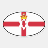Noord-Ierland Provincie Ulster Sticker (Voorkant)