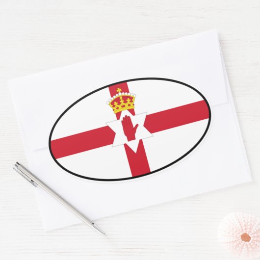 Noord-Ierland Provincie Ulster Sticker (Envelop)