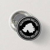 Noord-Ierland Ronde Button 3,2 Cm (Voorkant /achterkant)