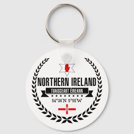 Noord-Ierland Sleutelhanger (Voorkant)