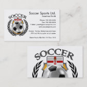 Noord-Ierland Soccer 2016 Fan Gear Visitekaartje (Voorkant / Achterkant)