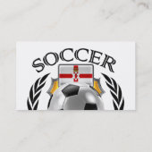 Noord-Ierland Soccer 2016 Fan Gear Visitekaartje (Achterkant)