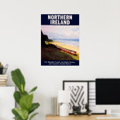 Noord-Ierland, spoorlijn langs de kust Poster (Thuiskantoor)