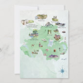 Noord-Ierland | Trouwkaart route Kaart (Voorkant)