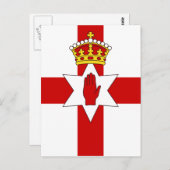Noord-Ierland ulster vlag Briefkaart (Voorkant / Achterkant)