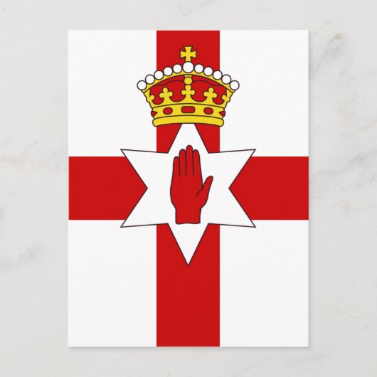 Noord-Ierland ulster vlag Briefkaart (Voorkant)