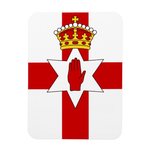 Noord-Ierland ulster vlag Magneet (Verticaal)
