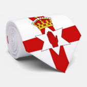 Noord-Ierland ulster vlag Stropdas (Opgerold)