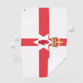 Noord-Ierland vlag Golf Towel Golfhanddoek (Insitu)
