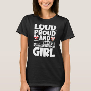 Noord-Ierland Vlag Groot Noord-Iers volk T-shirt