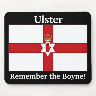Noord-Ierland vlag, Ulster, herinner de Boyne! Muismat