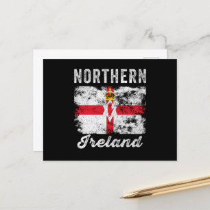 Noord-Ierland vlag verhit Briefkaart