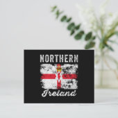 Noord-Ierland vlag verhit Briefkaart (Staand voorkant)