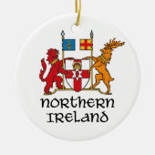 NOORD-IERLAND - vlag/wapen/embleem/symbool Keramisch Ornament (Voorkant)