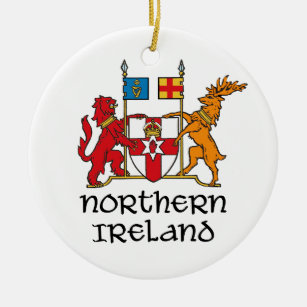 NOORD-IERLAND - vlag/wapen/embleem/symbool Keramisch Ornament