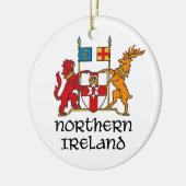 NOORD-IERLAND - vlag/wapen/embleem/symbool Keramisch Ornament (Links)