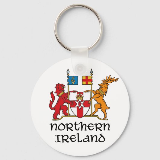 NOORD-IERLAND - vlag/wapen/embleem/symbool Sleutelhanger (Voorkant)