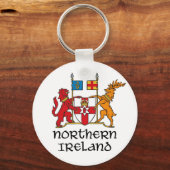 NOORD-IERLAND - vlag/wapen/embleem/symbool Sleutelhanger (Voorkant)