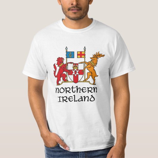 NOORD-IERLAND - vlag/wapen/embleem/symbool T-shirt (Voorkant)