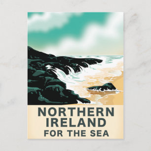 Noord-Ierland voor de zee Briefkaart