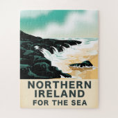 Noord-Ierland voor de zee Legpuzzel (Verticaal)