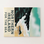 Noord-Ierland voor de zee Legpuzzel (Horizontaal)