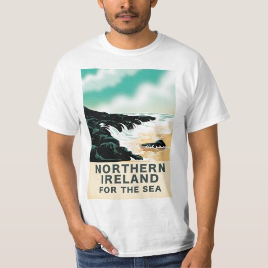 Noord-Ierland voor de zee T-shirt (Voorkant)