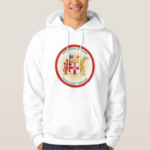 Noord-Ierland Wapen Cirkelvorm Hoodie
