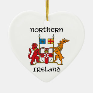 Noord-Ierland - wapen/symbool/embleem Keramisch Ornament