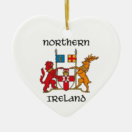 Noord-Ierland - wapen/symbool/embleem Keramisch Ornament (Voorkant)