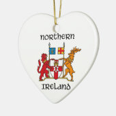 Noord-Ierland - wapen/symbool/embleem Keramisch Ornament (Links)