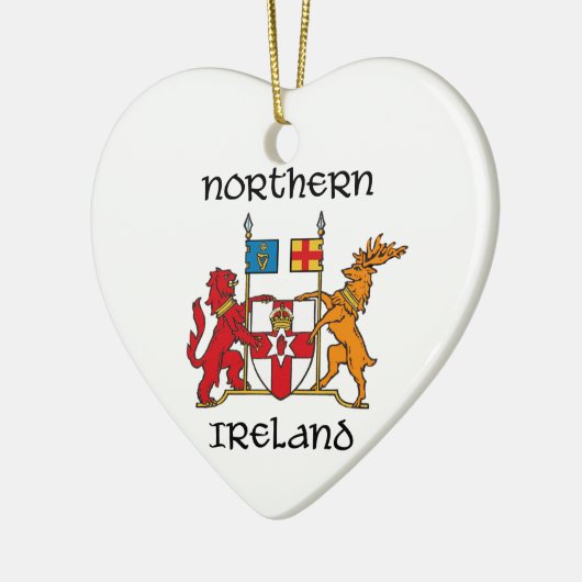 Noord-Ierland - wapen/symbool/embleem Keramisch Ornament (Links)