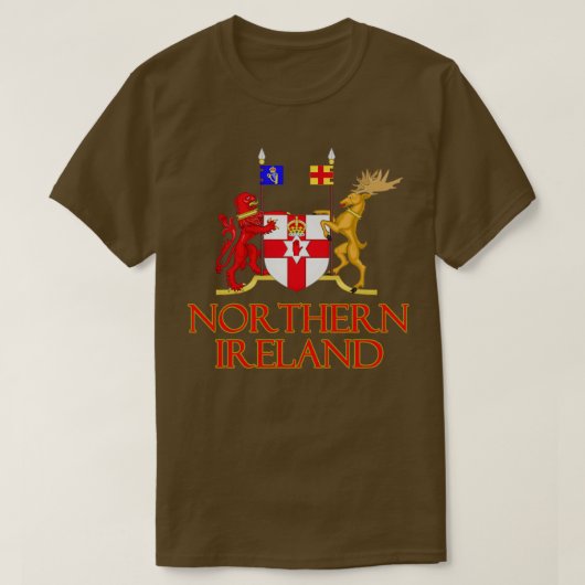 Noord-Ierland Wapenontwerp T-shirt (Design voorkant)