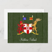 Noord-Ierland wapenschild Briefkaart (Voorkant / Achterkant)