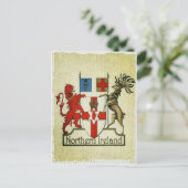 Noord-Ierland wapenschild Briefkaart (Staand voorkant)