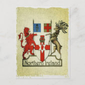 Noord-Ierland wapenschild Briefkaart (Voorkant)
