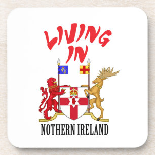 Noord-Ierland wapenschild Drankjes Onderzetter