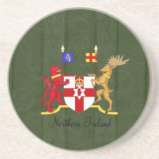 Noord-Ierland wapenschild Onderzetter (Voorkant)