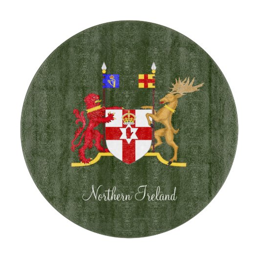 Noord-Ierland wapenschild Snijplank (Voorkant)