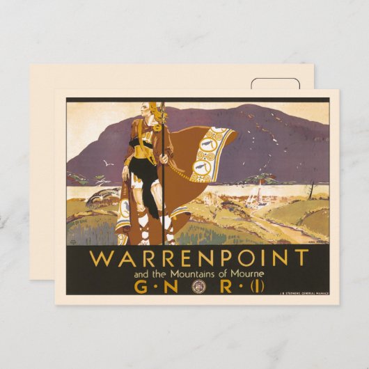 Noord-Ierland Warrenpoint en Briefkaart (Voorkant / Achterkant)