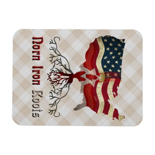 Noord-Iers Roots Magnet Magneet (Horizontaal)