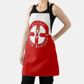 Noord-Ierse Chefs Schort, Ierse Ulster Flag Schort (Insitu)