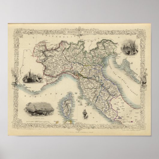 Noord-Italië 2 Poster (Voorkant)