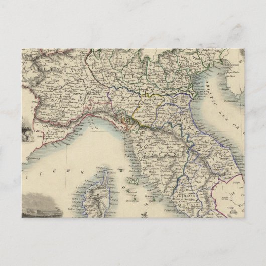 Noord-Italië 4 Briefkaart (Voorkant)