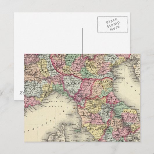 Noord-Italië Briefkaart (Voorkant / Achterkant)