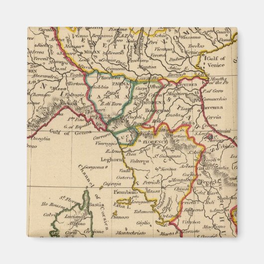 Noord-Italië Magneet (Voorkant)