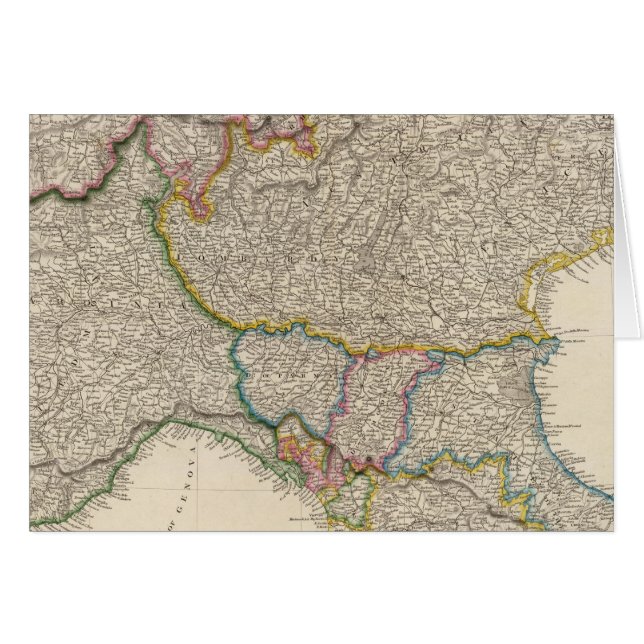 Noord-Italië met Sardinië (Voorkant Horizontaal)