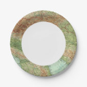 Noord-Italië, Oostenrijk, &c Papieren Bordje (Voorkant)