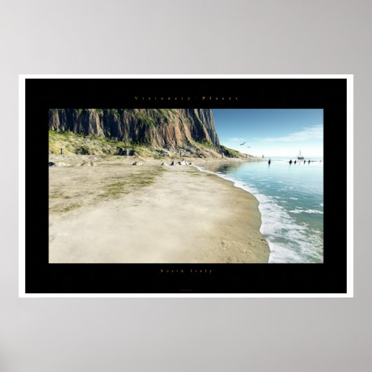 Noord-Italië Poster (Voorkant)