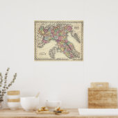 Noord-Italië Poster (Keuken)